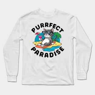 Purrfect Paradise Long Sleeve T-Shirt